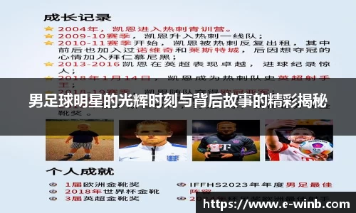 男足球明星的光辉时刻与背后故事的精彩揭秘